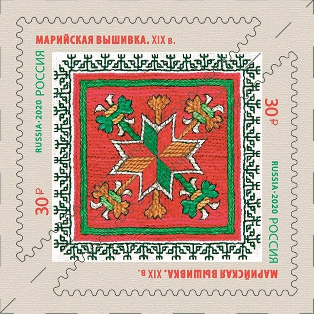 Декоративно-прикладное искусство России. Марийская вышивка
